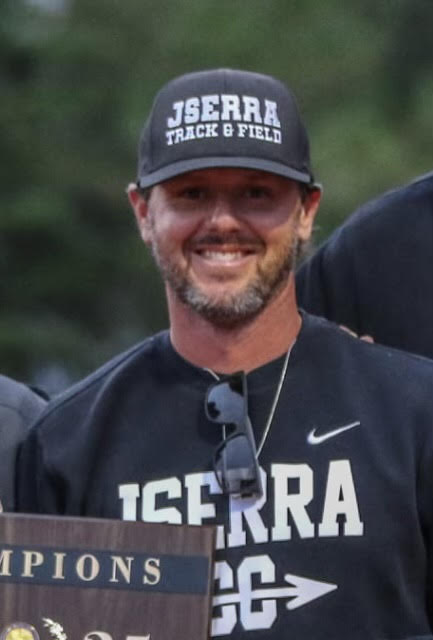 JSerra's Chase Frazier is the Orange County girls track and field coach for the 2025 season. (Photo courtesy of Chase Frazier)
