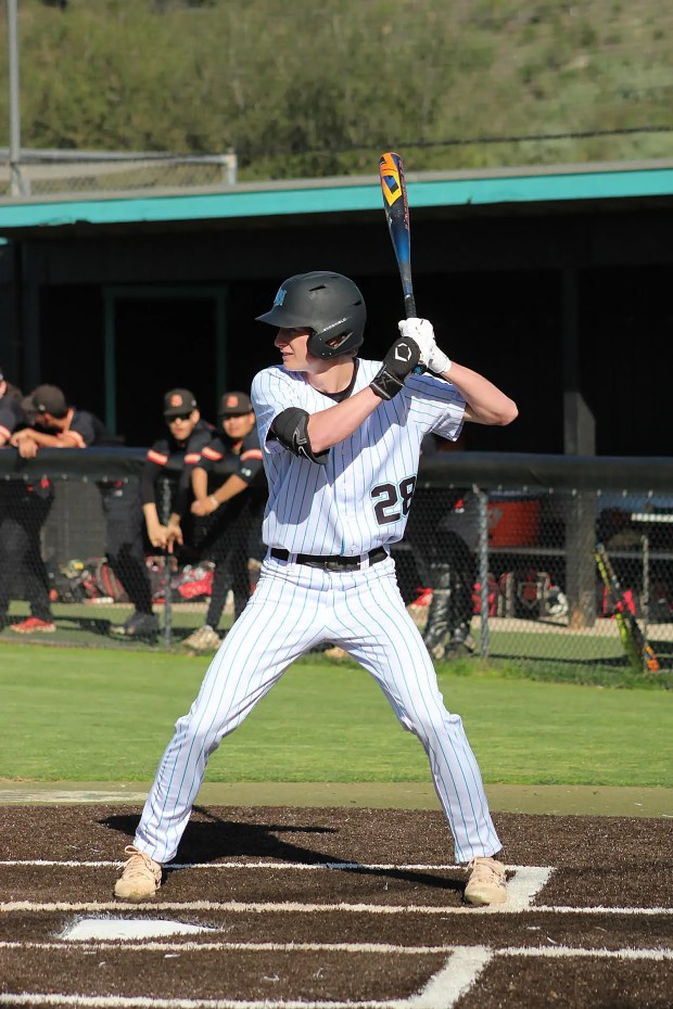 Aliso Niguel's Cooper Flemming is the Orange County baseball player of the year for the 2025 season. He batted .407 with six home runs and 27 RBIs. (Courtesy of Alia Jacome)