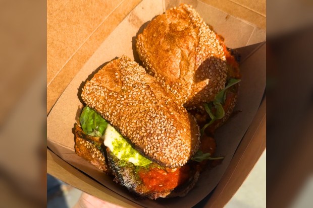 Eggplant Parm from Ggiata in Studio City, California. (Carolyn Burt, SCNG)