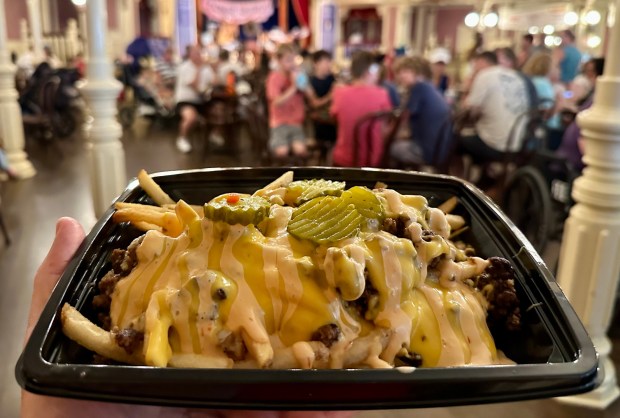 Cowboy Fries available at Golden Horseshoe during Disneyland's 70th anniversary celebration. (Brady MacDonald/Orange County Register/SCNG)