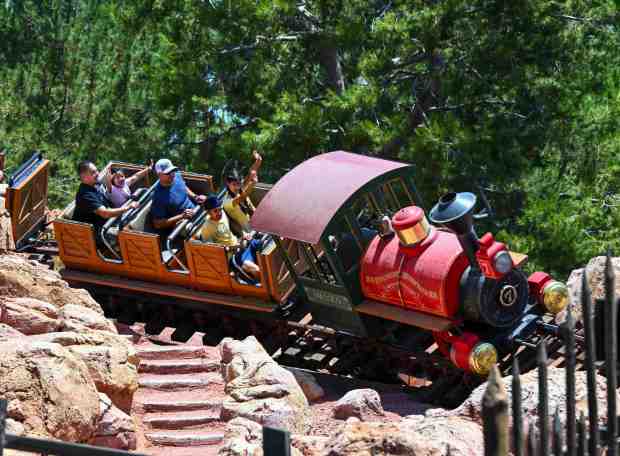 Big Thunder Mountain Railroad at Frontierland inside Disneyland at the Disneyland Resort in Anaheim, CA, in 2024. (Photo by Jeff Gritchen, Orange County Register/SCNG)