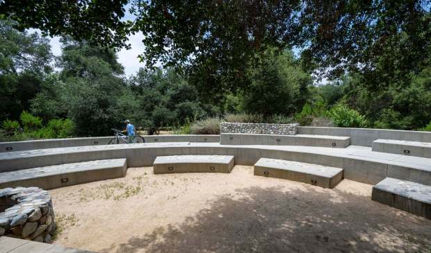 The amphitheater is located behind the nature center at O'Neill Regional Park in Trabuco Canyon in early June 2025. The park encompasses 4,500 acres in Trabuco and Live Oak Canyons and includes 23 miles of trails and a campground. (Photo by Mark Rightmire, Orange County Register/SCNG)