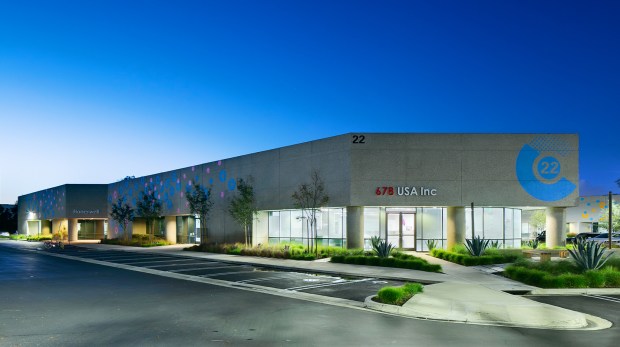 This 21,216-square-foot office property at 22 Centerpointe Drive in La Palma for $6.025 million. (Photo courtesy of CBRE)