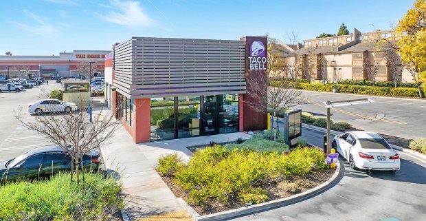 This 2,527-square foot Taco Bell property at at 10901 Garden Grove Blvd. in Garden Grove sold in May in a 1031 exchange for $2,350,000. (Photo courtesy of Marcus & Millichap)
