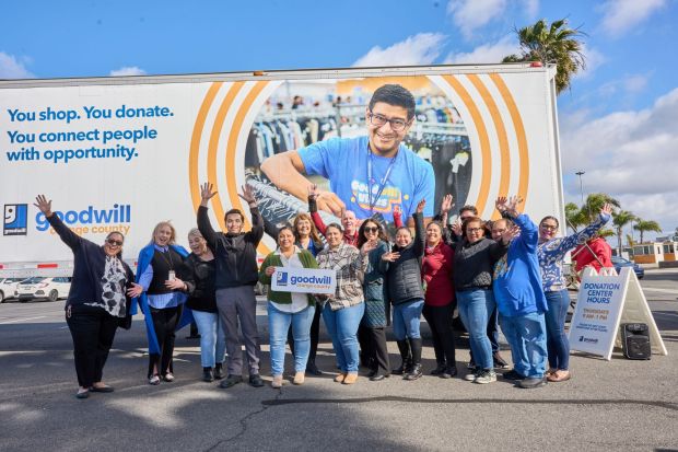 Goodwill of Orange County celebrated the opening of a donation center at the Costa Mesa Farmers Market. The drop location is at the Orange County Fairgrounds at 88 Fair Drive, Lot D. It's open from 9 a.m. to 1 p.m. on Thursdays. (Photo courtesy of Goodwill of Orange County)