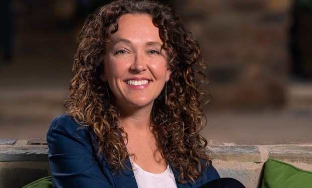 Cassi Hallam, the chief marketing officer at System Pavers in Santa Ana was honored recently with the Green Industry Pros, Women in the Industry "Unsung Hero" award for 2025. (Photo courtesy of System Pavers)