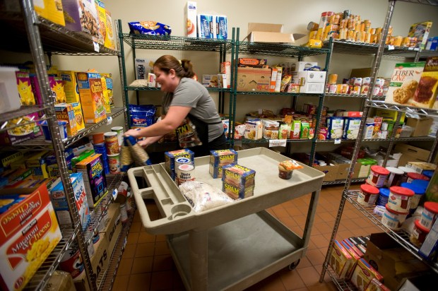 The Orange County Rescue Mission is "urgently" seeking donations of canned and packaged food for homeless people and families. (File photo: Jebb Harris, Orange County Register)