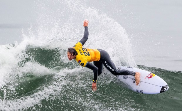 Jordy Smith won his opening heat in the Lexus Trestles Pro south of San Clemente, CA on Tuesday, June 10, 2025. The event is part of the World Surf League tour. (Photo by Paul Bersebach, Orange County Register/SCNG)