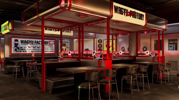 Rendering of Wagyu Factory's upcoming Lake Forest location. (Image courtesy of Chubby Group)