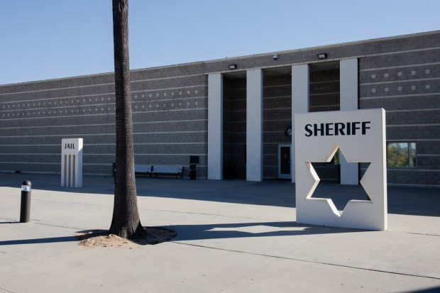 The Cois M. Byrd Detention Center in Murrieta is one of four Riverside County jails where Mario Solis was sent during a five-month incarceration. (Alex Welsh for The New York Times)