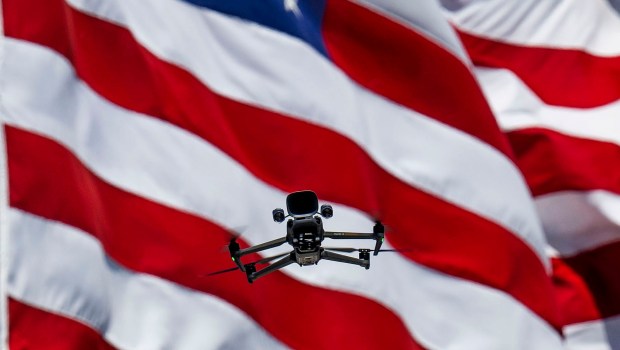 Riverside Police Department will use a drone with spotlights and a loudspeaker this July 4 to find people using illegal fireworks. Police demonstrated the drone on Wednesday, June 18, 2025. (Photo by Terry Pierson, The Press-Enterprise/SCNG)