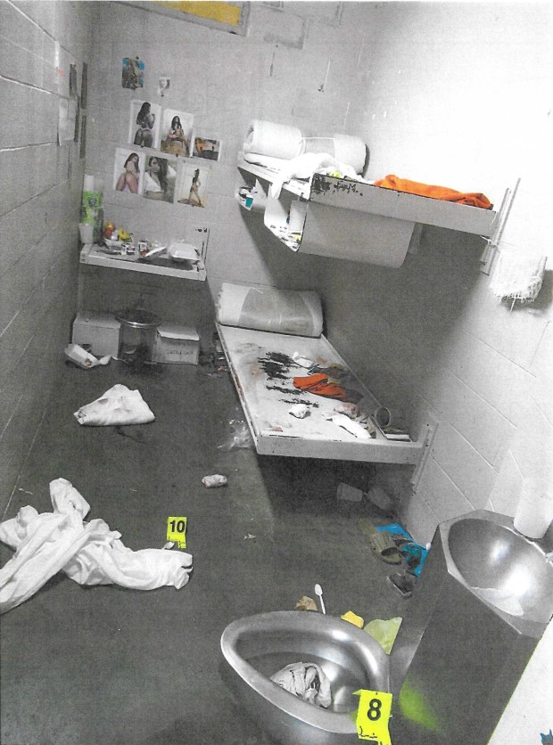 Ulysses Munoz Ayala was stabbed to death by his cellmate, Erik Martinez, who told investigators that the men had argued about a rap song. (Riverside County Sheriff's Department)